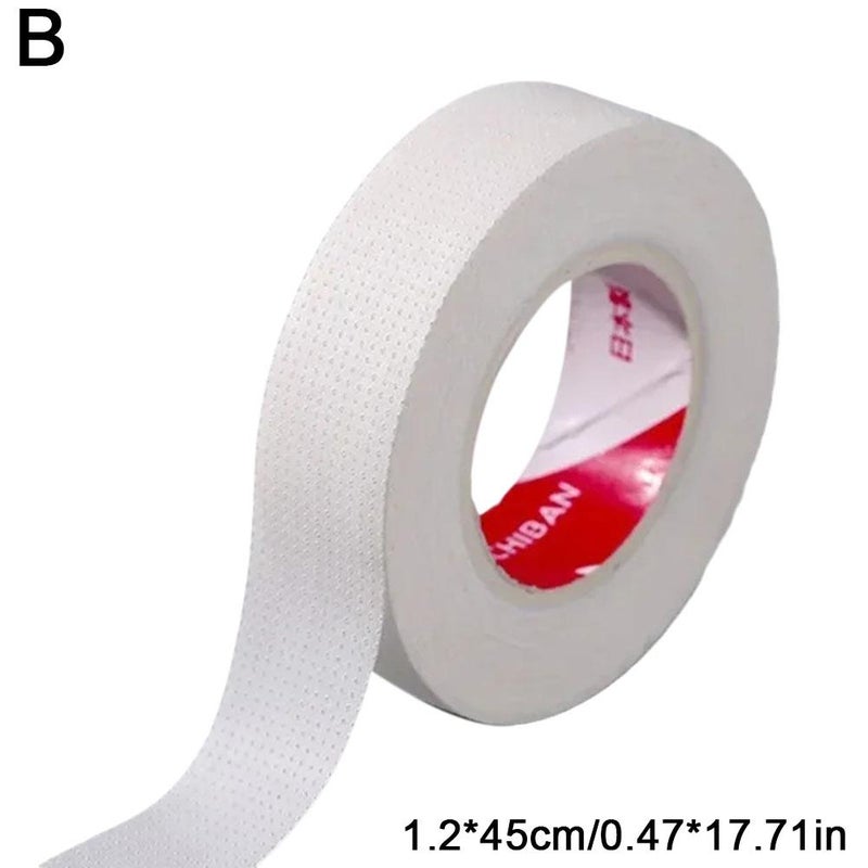 Japanese breathable tape with holes for eyelash extensions, easy-to-tear Japanese tape for fixing eyelashes.